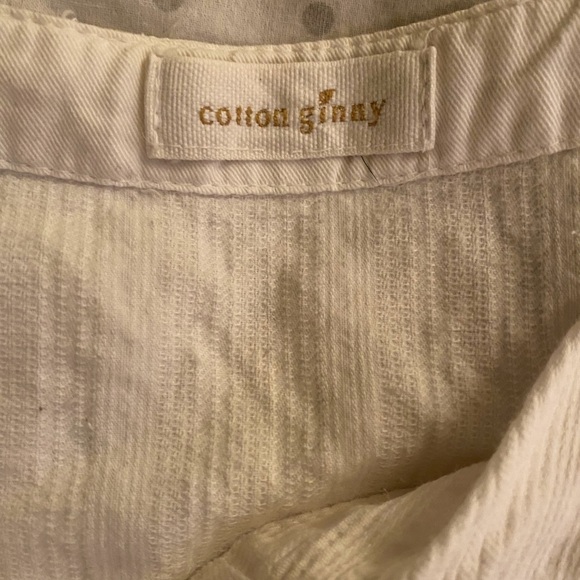 WHITE COTTON GINNY SLEEVELESS TOP - Picture 3 of 4